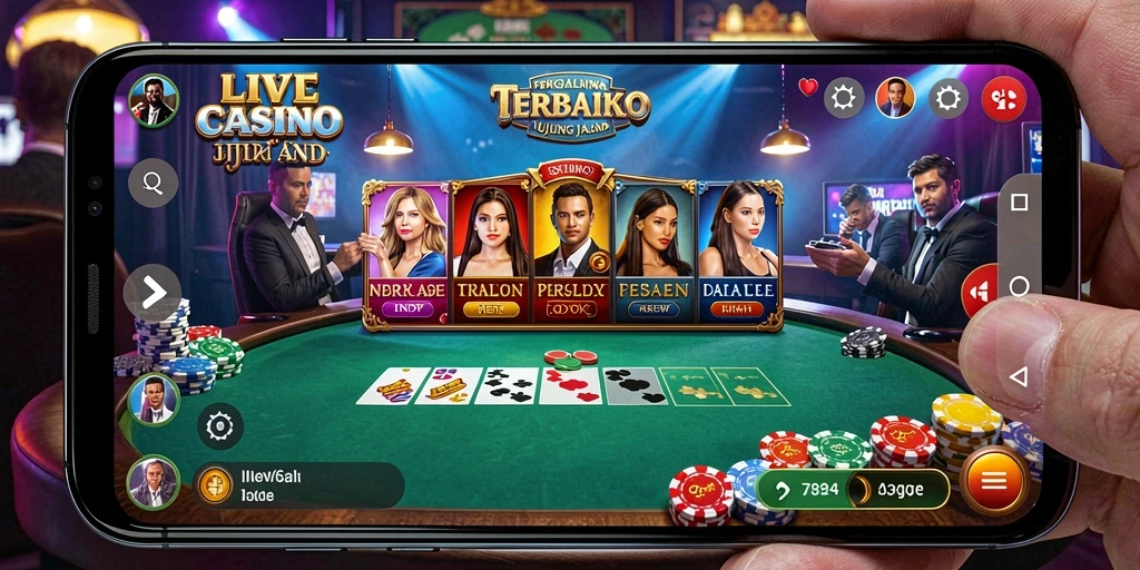 Tampilan gameplay Live Casino yang menarik dan interaktif di 8364.