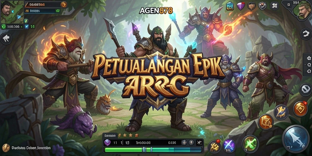 Menampilkan aksi seru dalam petualangan ARPG yang menegangkan.