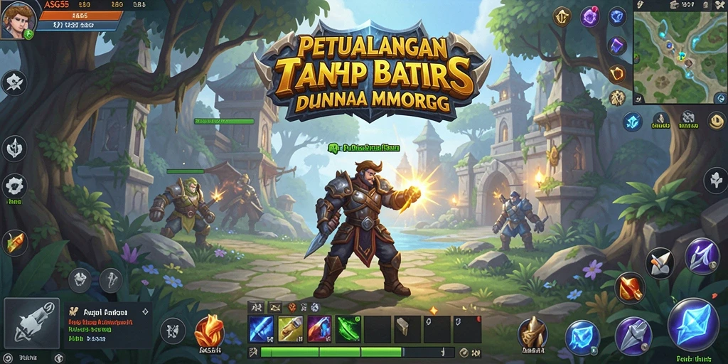 Screenshot gameplay ASG55 menampilkan aksi seru dalam dunia MMORPG.