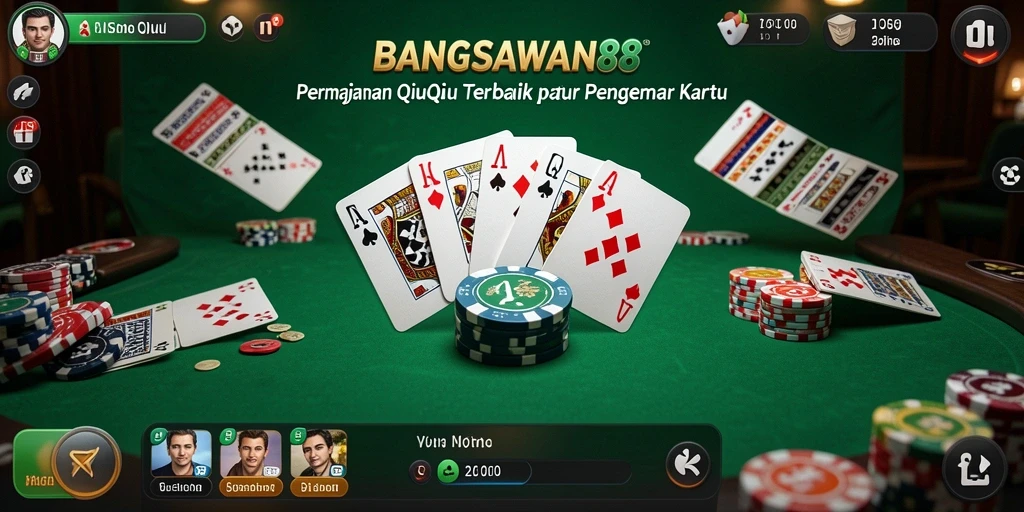 Tangkapan layar BANGSAWAN88 menampilkan gameplay QiuQiu yang seru dan menarik.