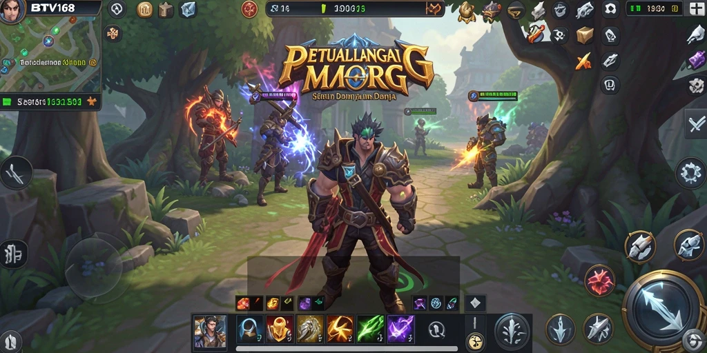 Screenshot gameplay BTV168 menampilkan aksi seru dalam petualangan MMORPG.
