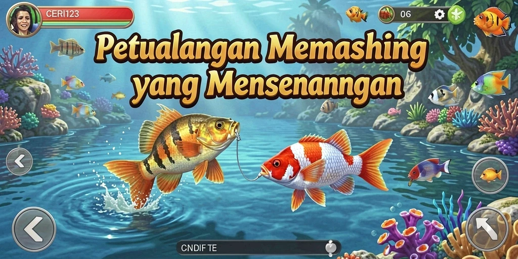 Tangkapan ikan yang menakjubkan dalam gameplay CERI123.