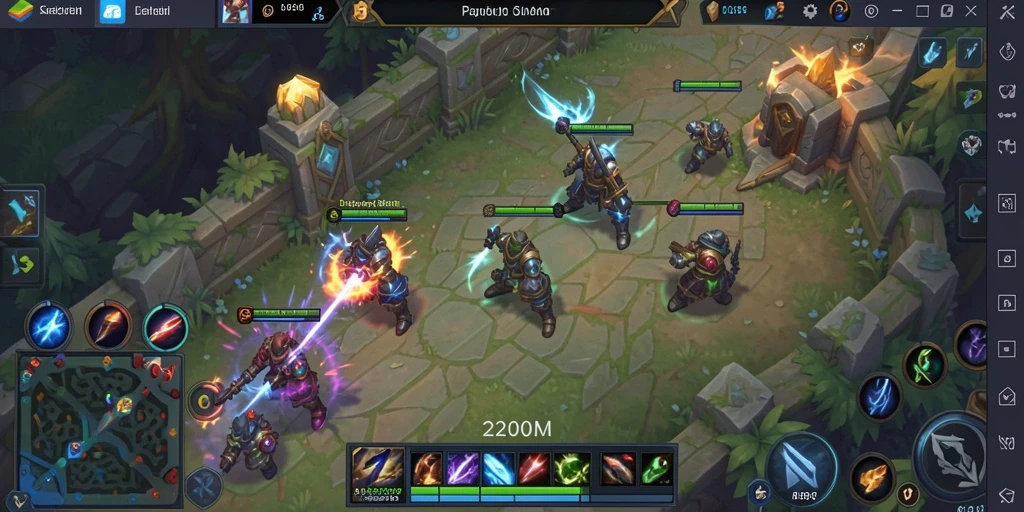 Gameplay dinamis dan seru di D200M dengan karakter unik.