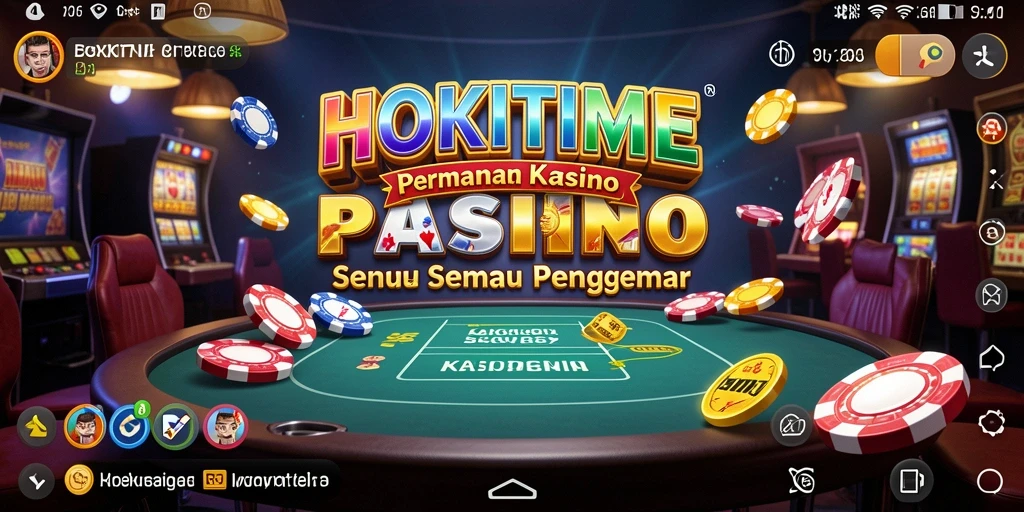 Gameplay HOKITIME yang seru dengan berbagai permainan Kasino menarik.
