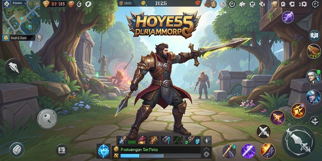 Gameplay seru dalam dunia fantasi HOYE55 dengan pertarungan epik.