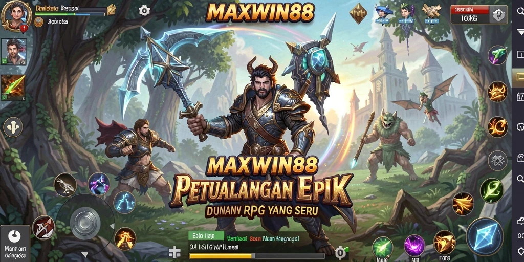 Gameplay <strong>MAXWIN88</strong> yang menakjubkan dalam petualangan RPG.