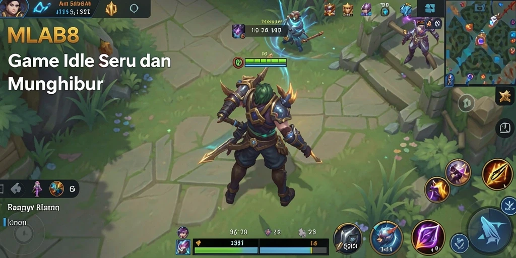 Tangkapan layar dari gameplay MLBB8 yang menunjukkan keseruan permainan Idle.