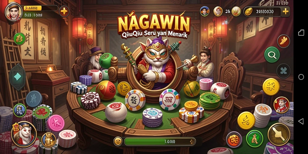 Tampilan gameplay NAGAWIN yang seru dan kompetitif.