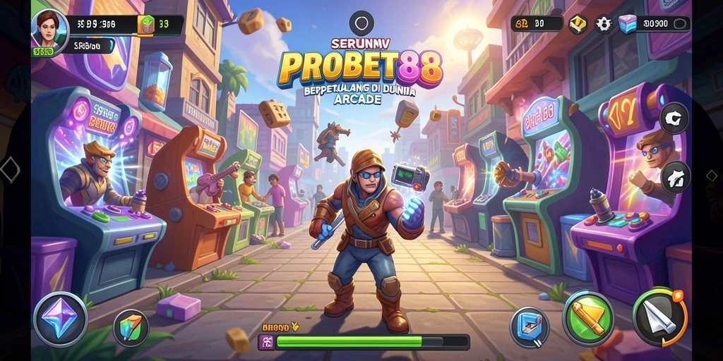 Tampilan dinamis gameplay seru di PROBET88 yang memukau.