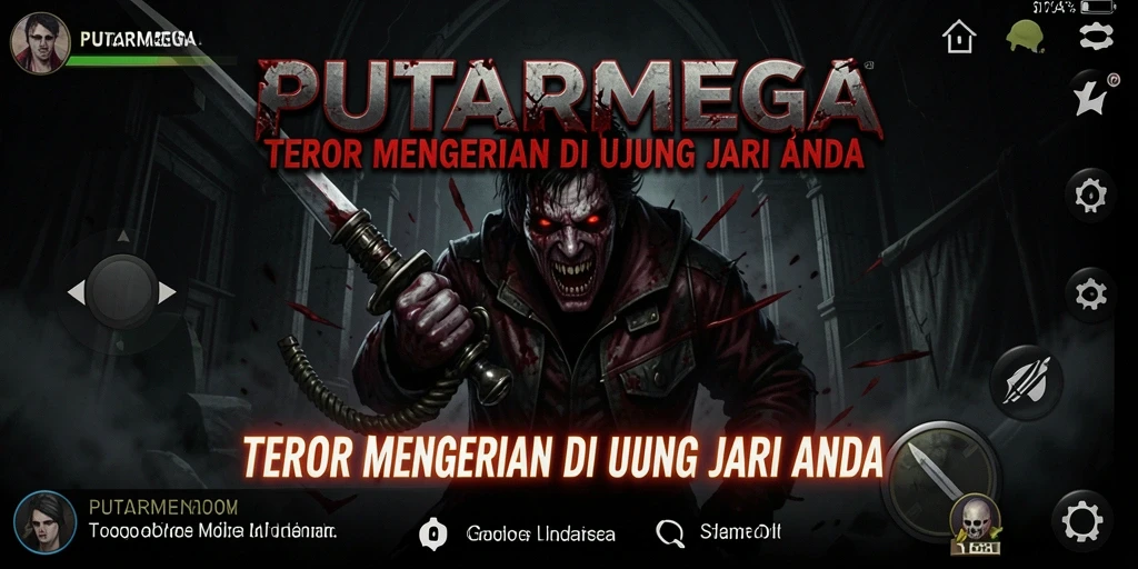 Gameplay PUTARMEGA yang mendebarkan dengan nuansa Horror yang kental.