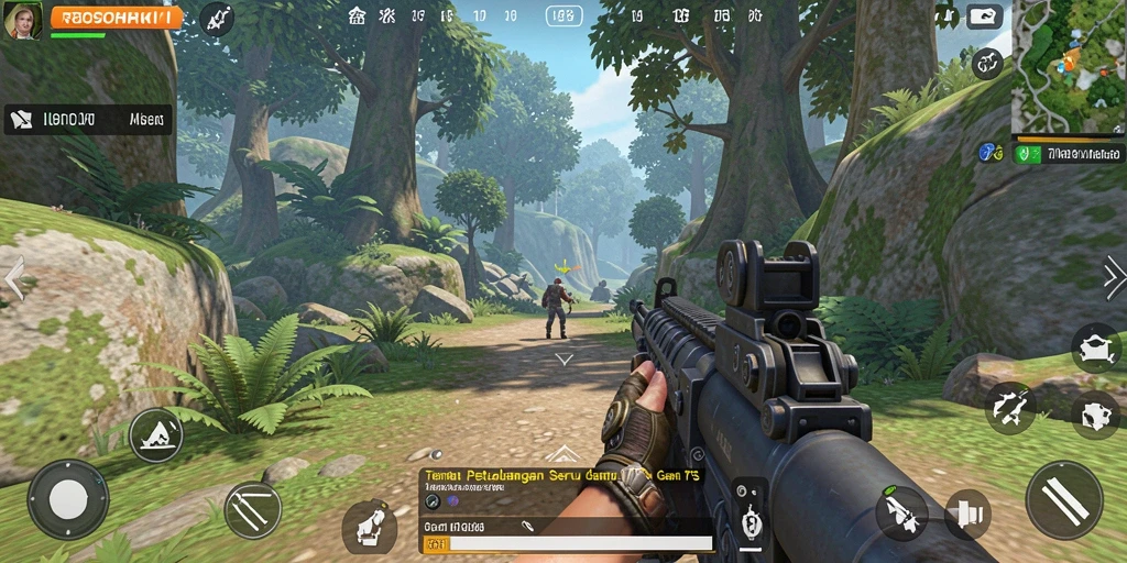 Tampilan gameplay seru dan mendebarkan di ROSOHOKI.