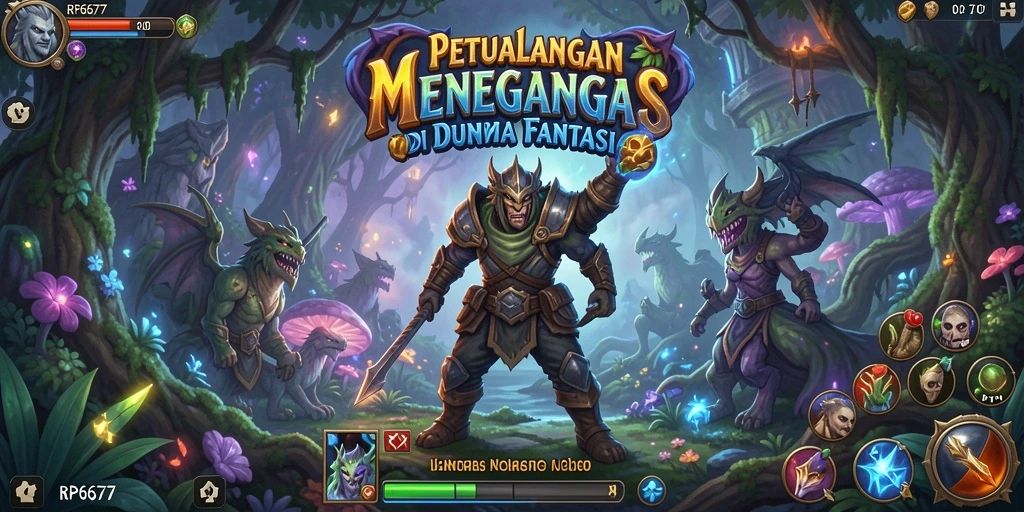 Tangkapan layar menunjukkan aksi mendebarkan dalam RP6677.