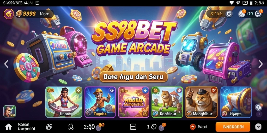 Tampilan gameplay SS88BET dengan karakter dan tantangan seru.